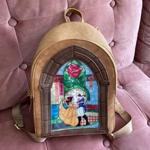 COPY - Danielle Nicole BoxLunch - Beauty and the Beast Mini Backpack